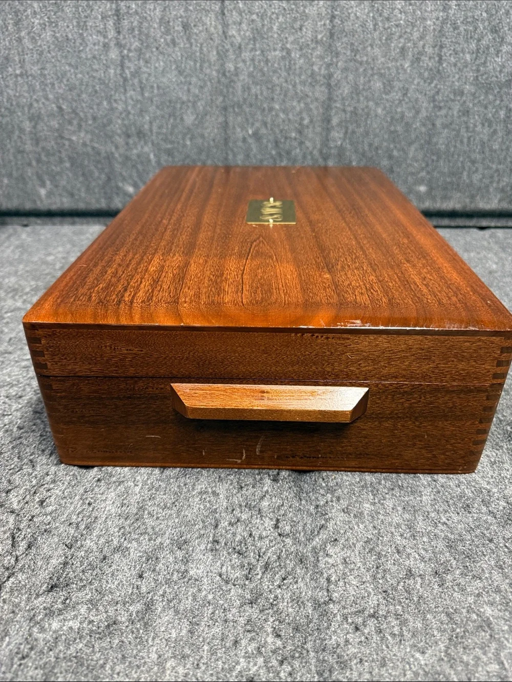 Naken's Tarnish Proof Silverware Chest - Copper Brown Exterior